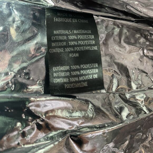 BEBE Tanya Lunch Bag Insulated Zippered Pocket Top Handle Red - Picture 8 of 13